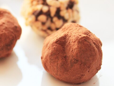 手作りなのに本格的 トリュフチョコ レシピ 作り方 By 楽天出店店舗 横浜チョコレートのバニラビーンズ 楽天レシピ